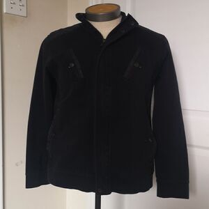 Mexx Men Zip Up Sweater Small Black